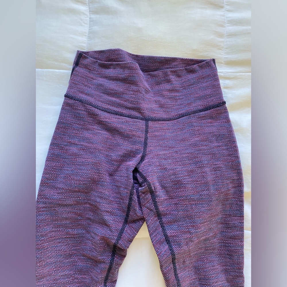 lululemon athletica Purple Space-Dye Leggings